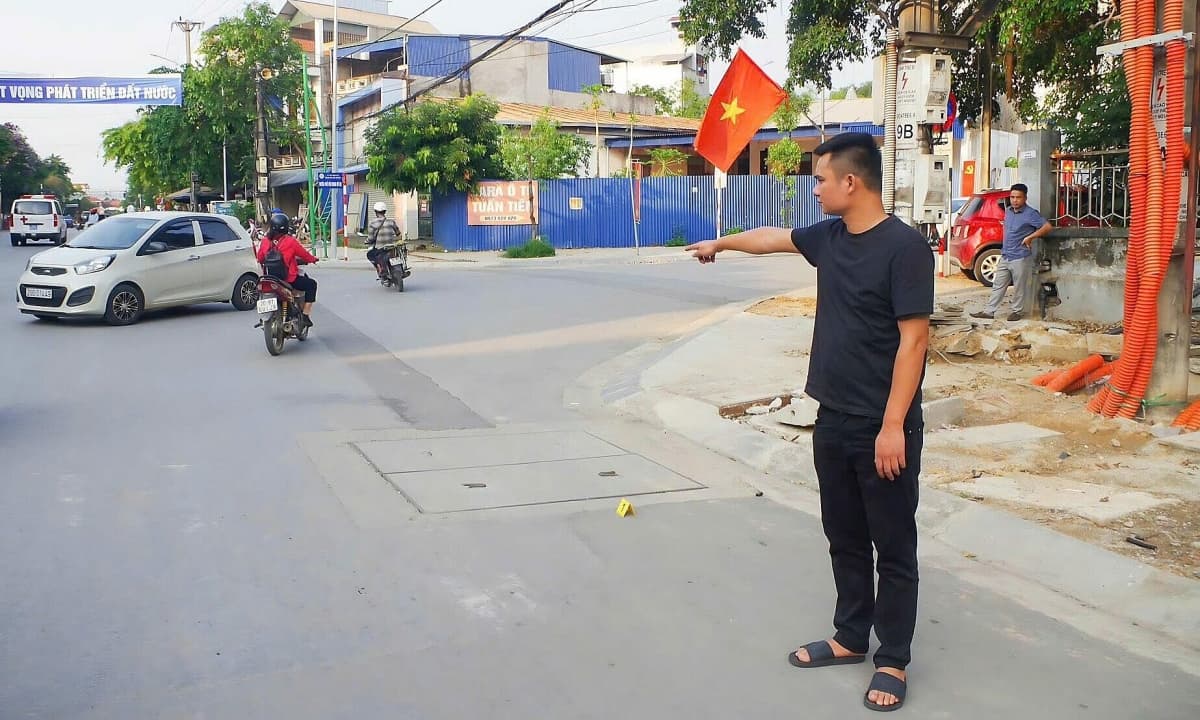 Cảnh báo tài xế dùng điện thoại gây tai nạn chết người ở Thái Nguyên - ảnh 1