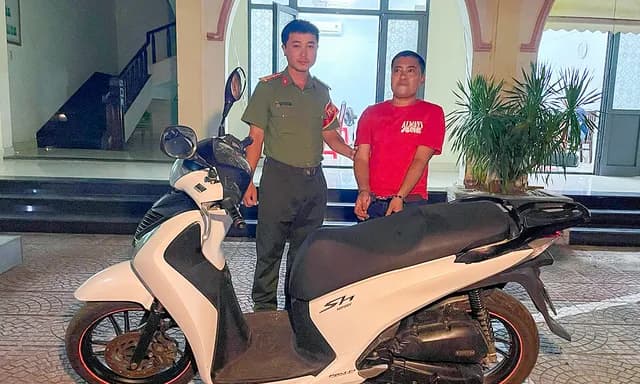 Bắt nghi phạm cướp xe SH ở phường Điện Bàn Đông, Đà Nẵng